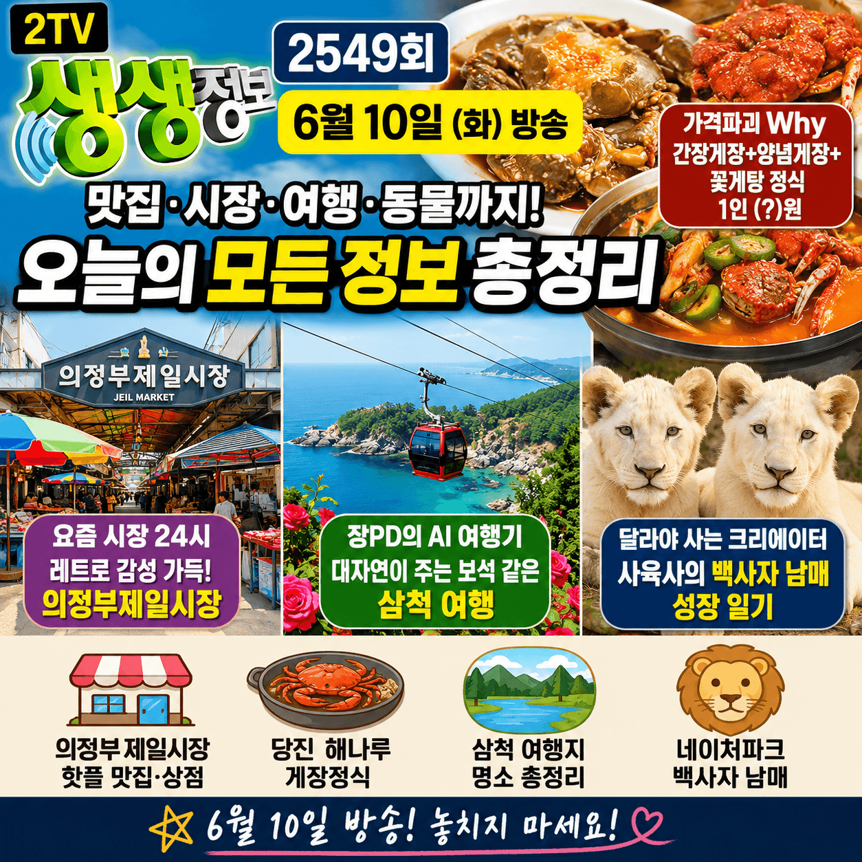 2TV 생생정보 2549회 6월 10일
