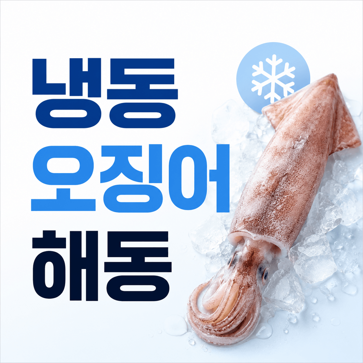 냉동 오징어 해동